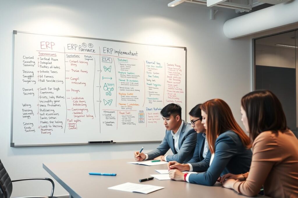 planejamento de implementação ERP